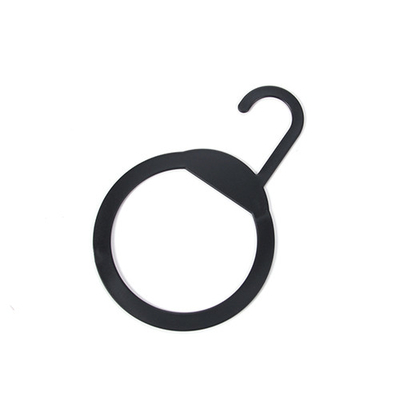 16,5x13cm 7,5g Czarny okrągły wiszący szalik Organizer do sklepu odzieżowego