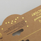 Die Cut Design Dostosowane składane karty nagłówkowe Kraft Gold Logo Printed