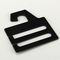 Czarny wyświetlacz PS Hook Plastikowe wieszaki na krawaty 6.1X7.4CM Dostosowane logo Akceptuj