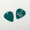 Zielone małe plastikowe haczyki Dostosowane logo Drukowanie z tworzywa sztucznego Pick gitarowy