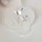 OEM ODM 1,8g Białe plastikowe haczyki Srebrne logo foliowania